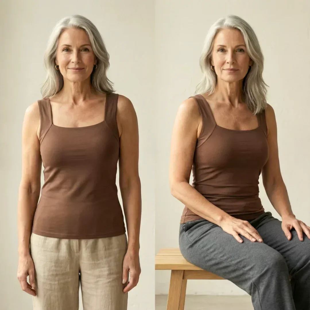 Roxanne | Built-In Comfort Bra Tank Top