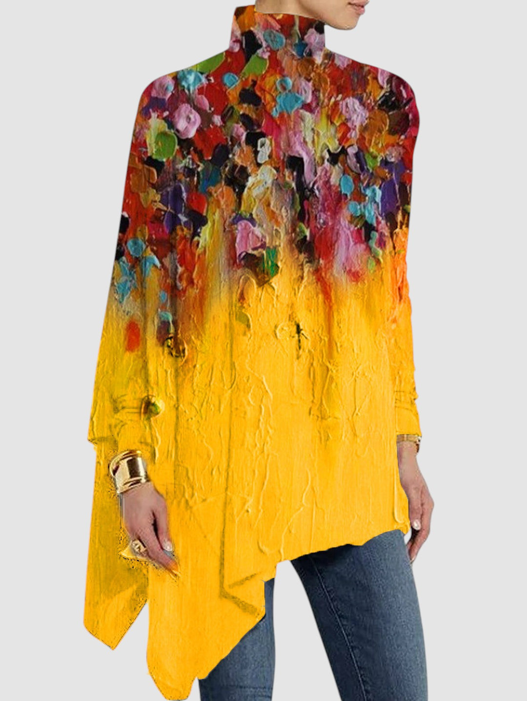 CELINE | HIGH NECK TOP