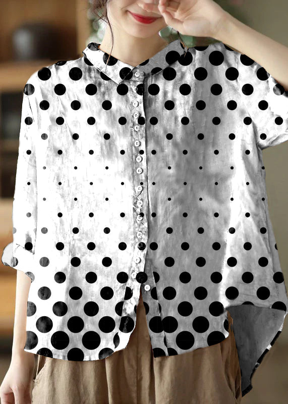 CLARA | COLLAR BLOUSE PRINTED