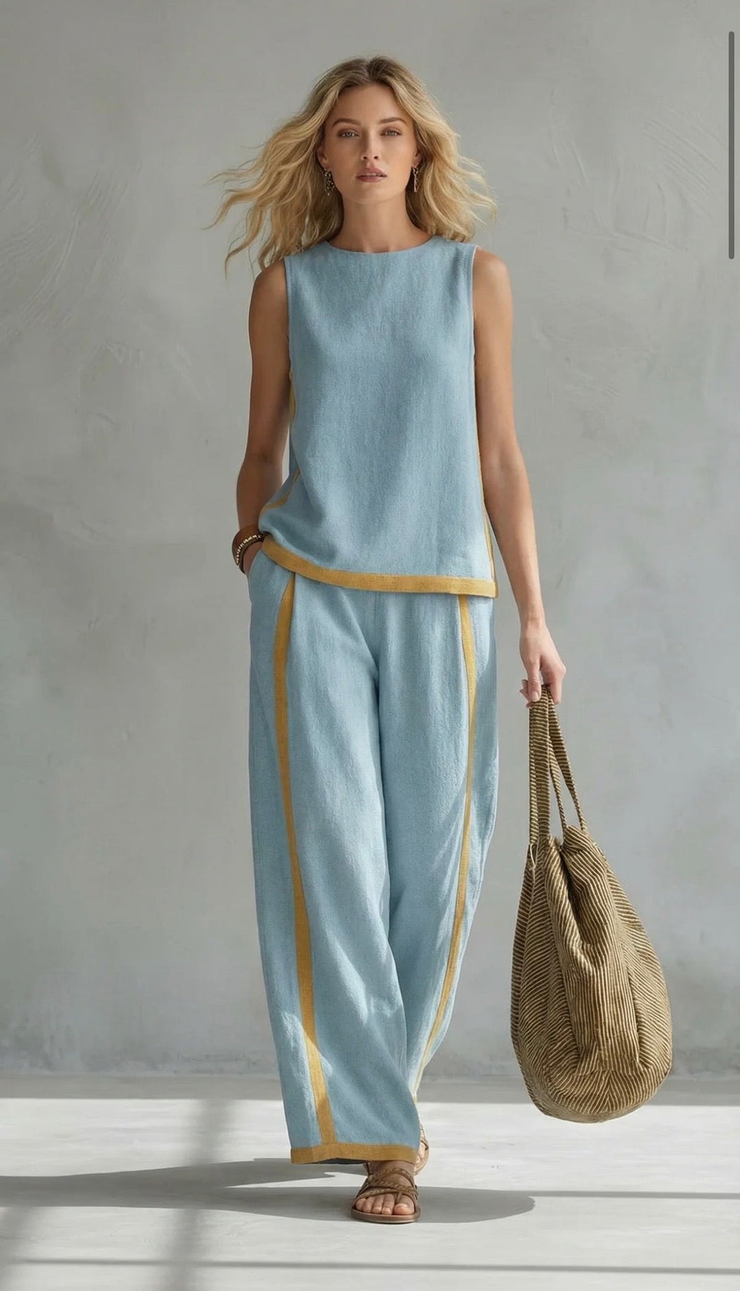 ESSENTIAL - Leila | Elegant Cotton and Linen Set