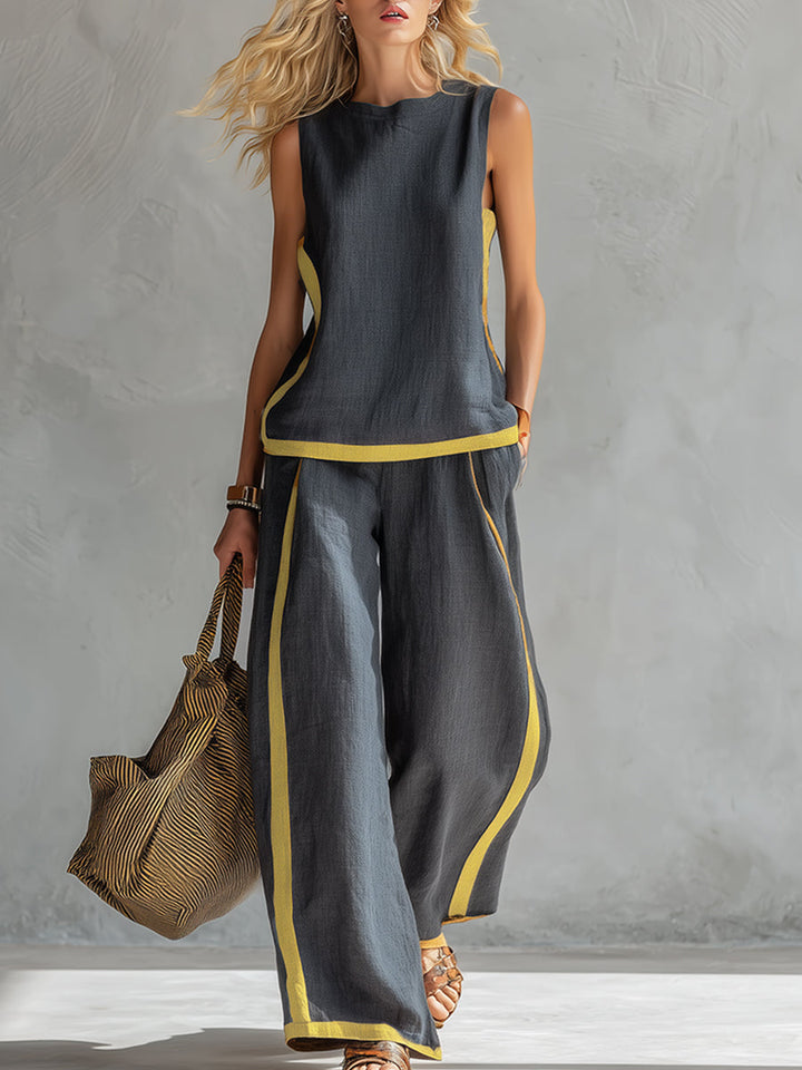 ESSENTIAL - Leila | Elegant Cotton and Linen Set