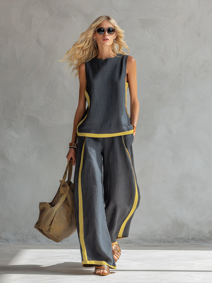 ESSENTIAL - Leila | Elegant Cotton and Linen Set