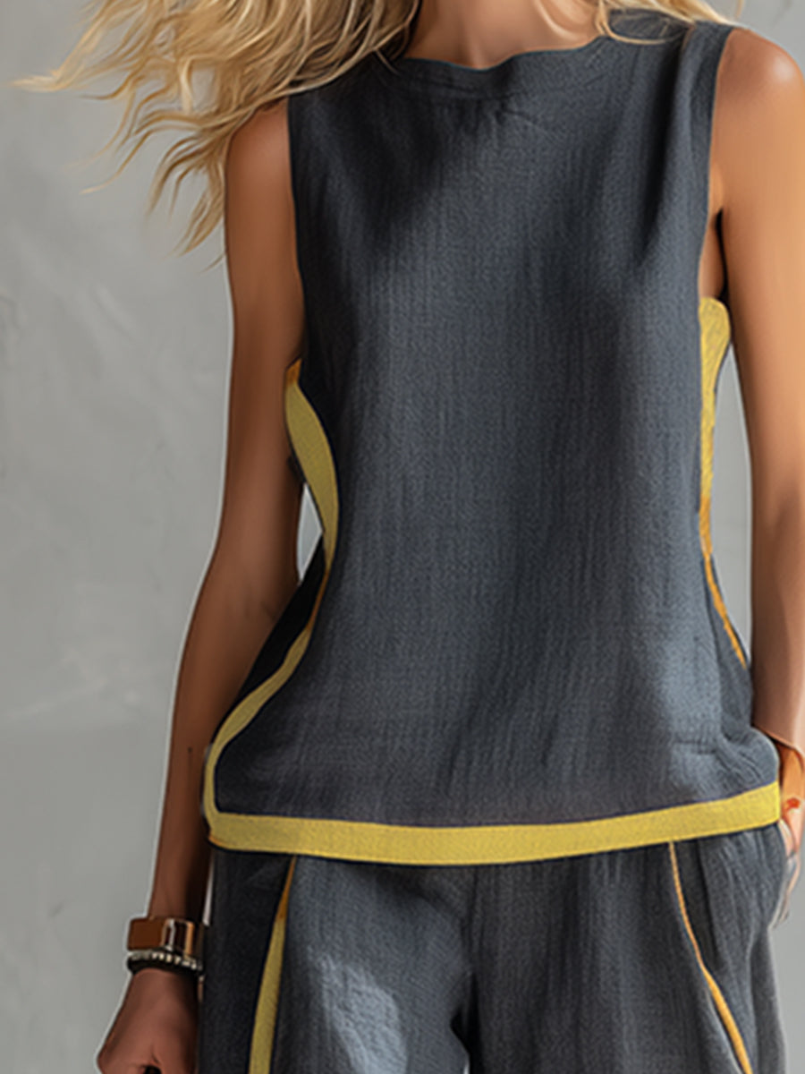 ESSENTIAL - Leila | Elegant Cotton and Linen Set