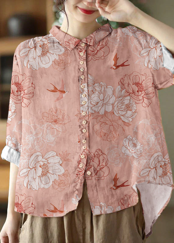 CLARA | COLLAR BLOUSE PRINTED