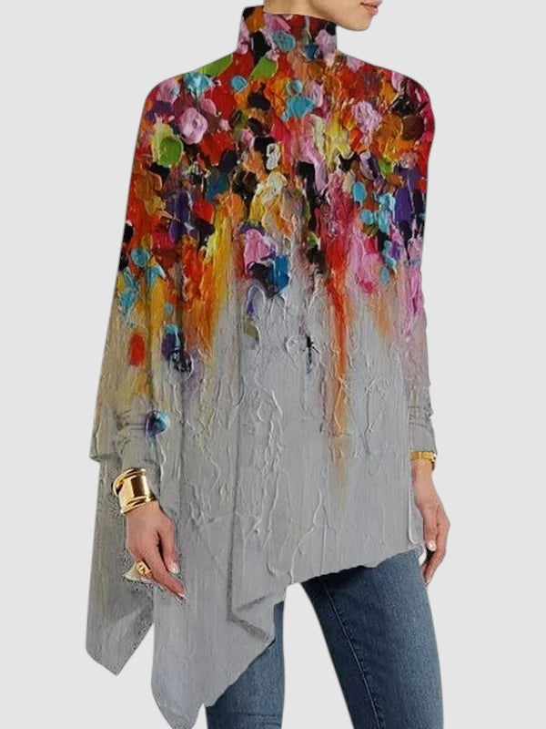 CELINE | HIGH NECK TOP