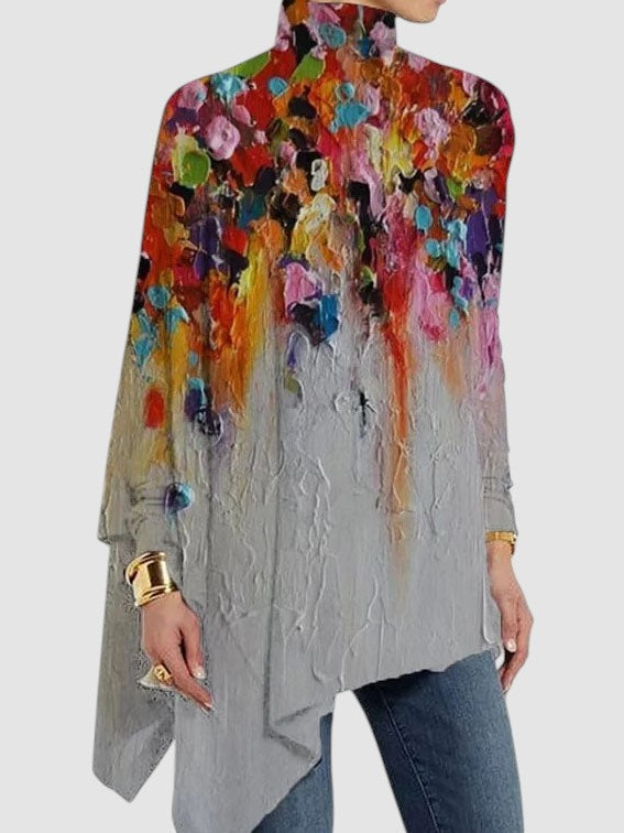 CELINE | HIGH NECK TOP