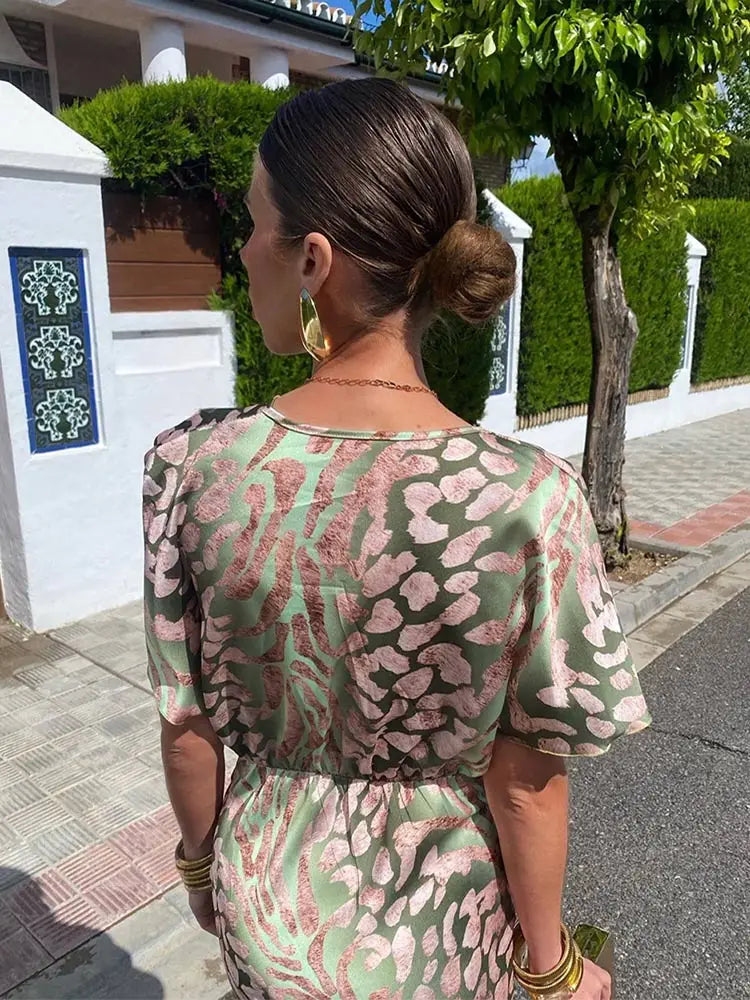 ORLANA – TWIST FRONT MAXI DRESS