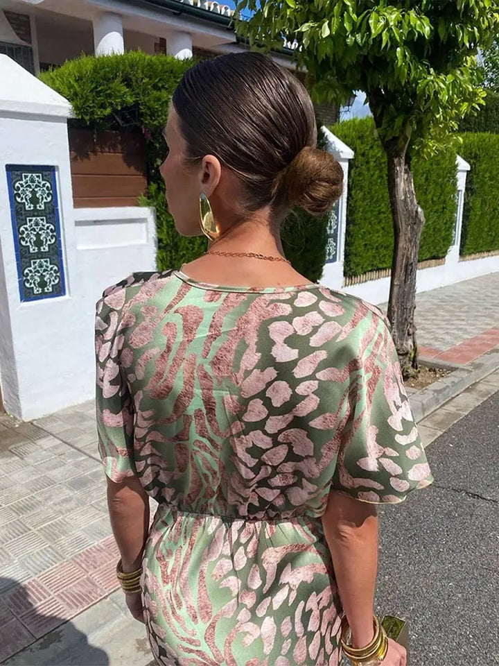 ORLANA – TWIST FRONT MAXI DRESS