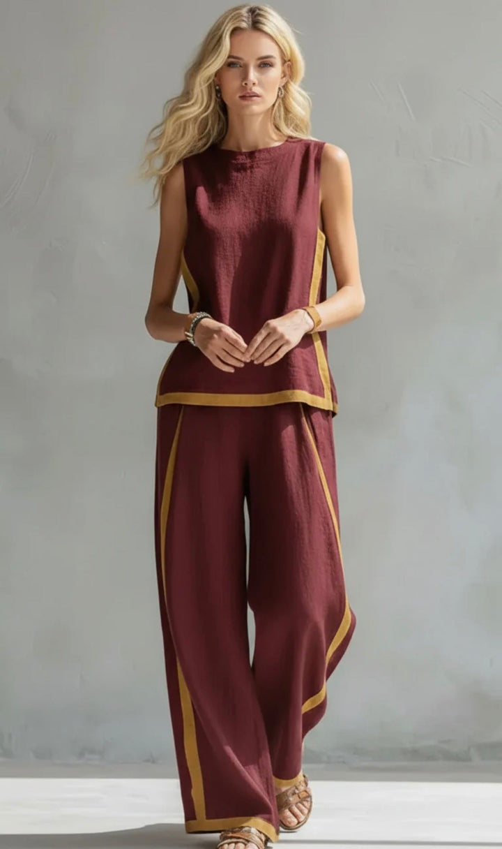 ESSENTIAL - Leila | Elegant Cotton and Linen Set