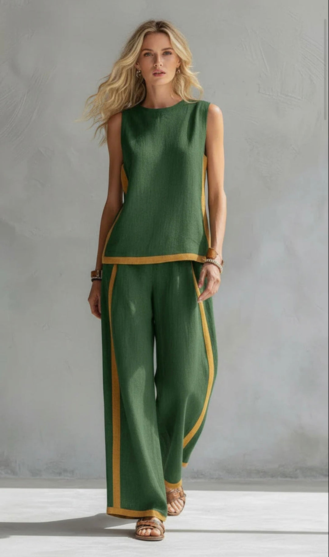 ESSENTIAL - Leila | Elegant Cotton and Linen Set