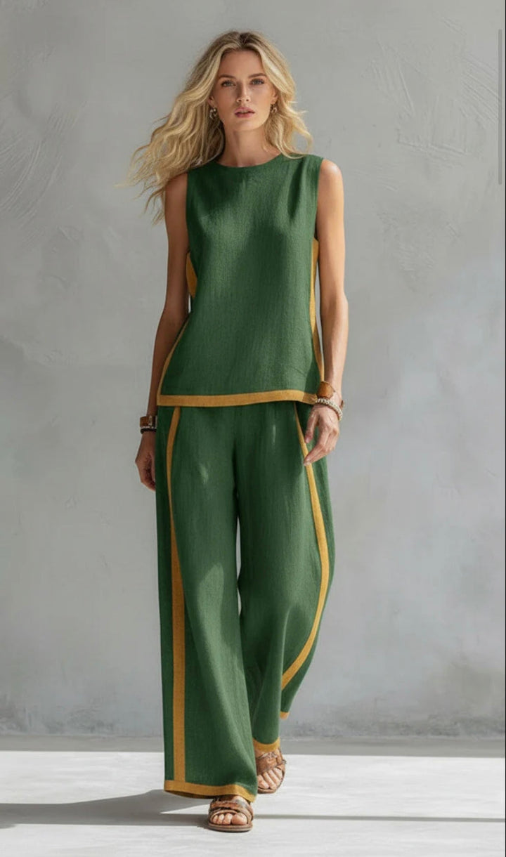 ESSENTIAL - Leila | Elegant Cotton and Linen Set