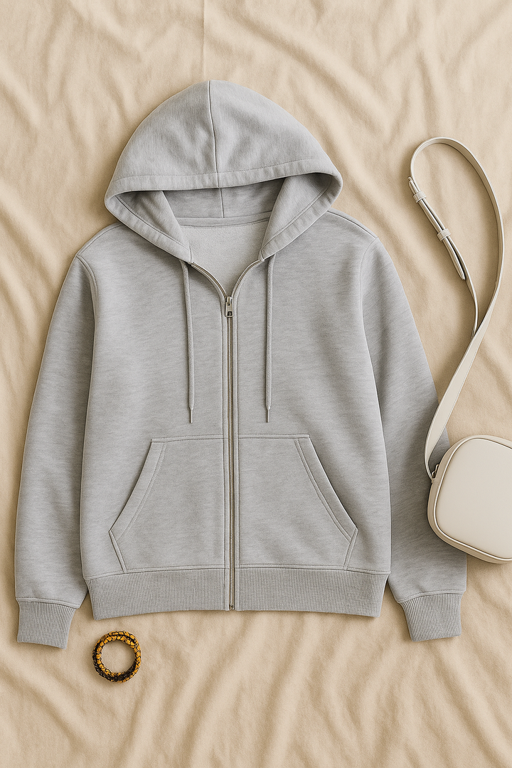 Womens Hoodie – Fleece-Look, Sporty & Relaxed