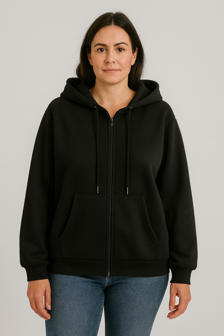 Womens Hoodie – Fleece-Look, Sporty & Relaxed