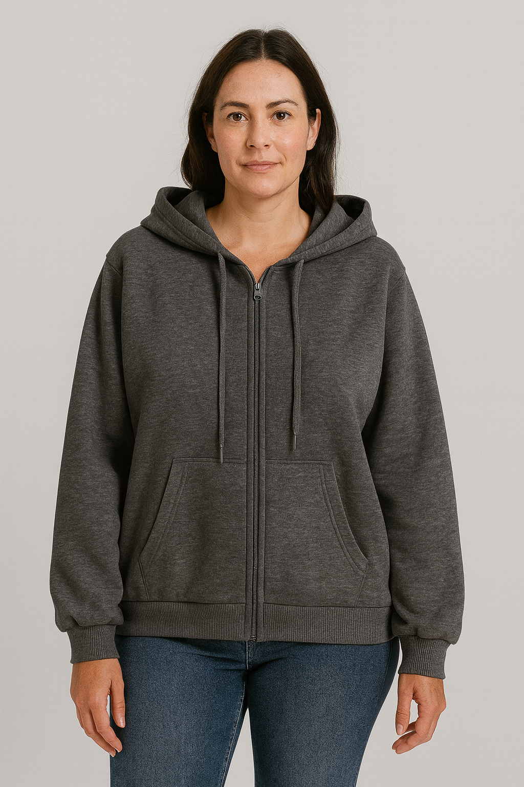 Womens Hoodie – Fleece-Look, Sporty & Relaxed