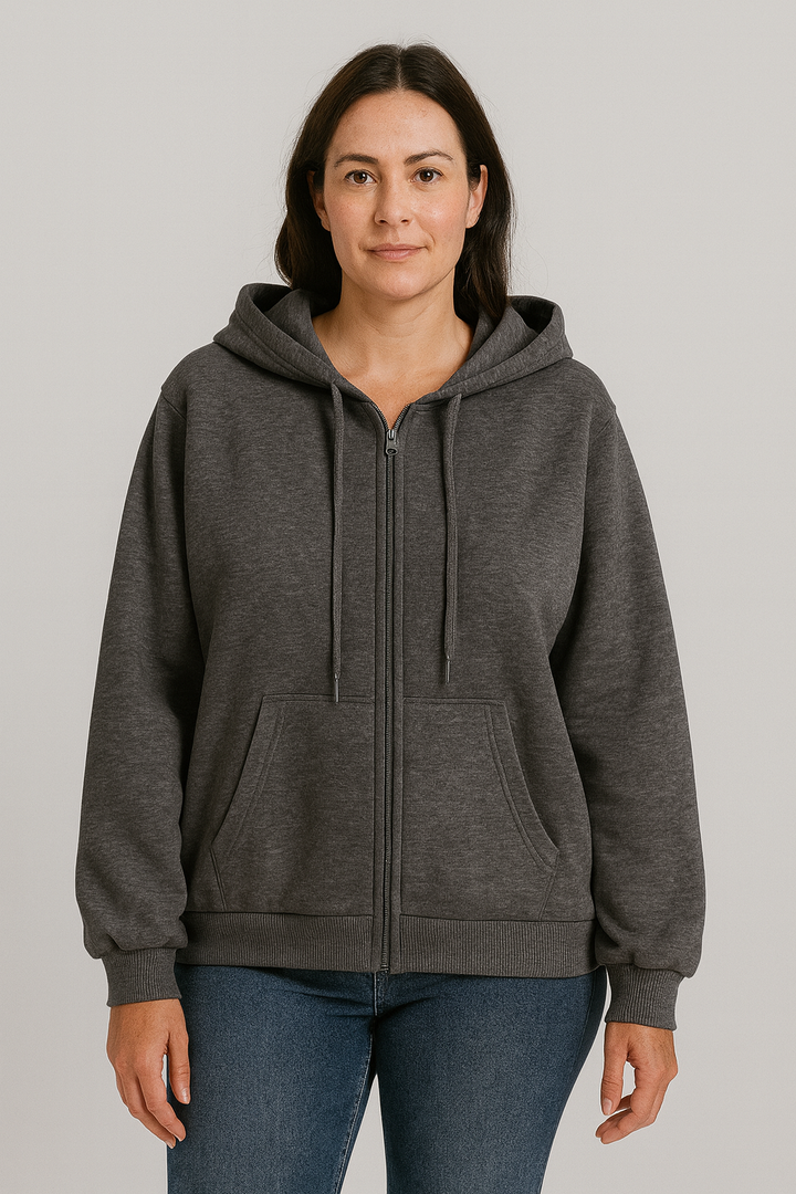 Womens Hoodie – Fleece-Look, Sporty & Relaxed