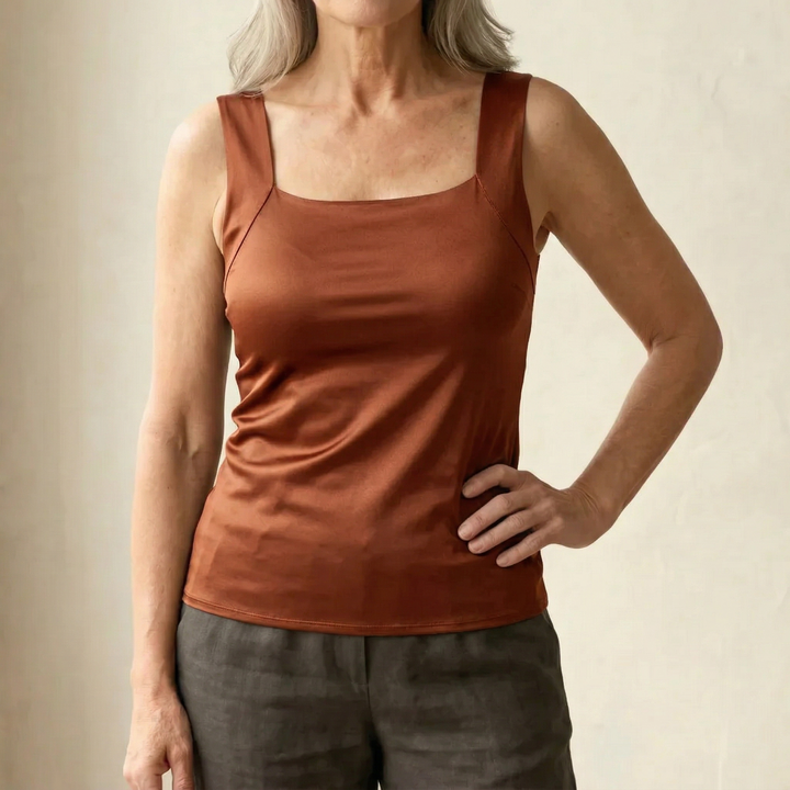 Roxanne | Built-In Comfort Bra Tank Top
