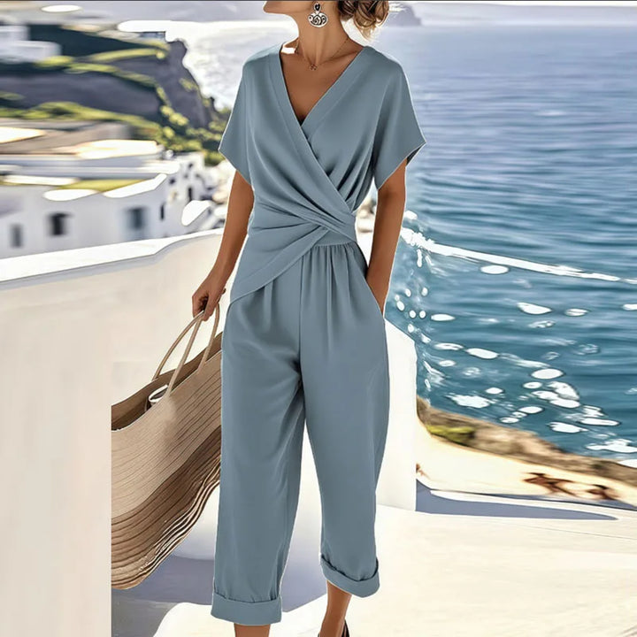 HANNAH | WRAP DETAIL JUMPSUIT