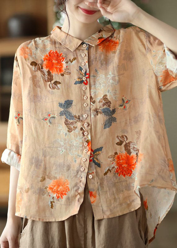 CLARA | COLLAR BLOUSE PRINTED