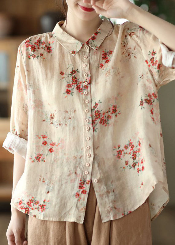 CLARA | COLLAR BLOUSE PRINTED