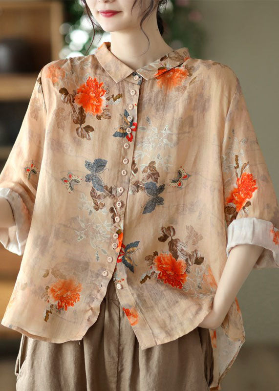 CLARA | COLLAR BLOUSE PRINTED