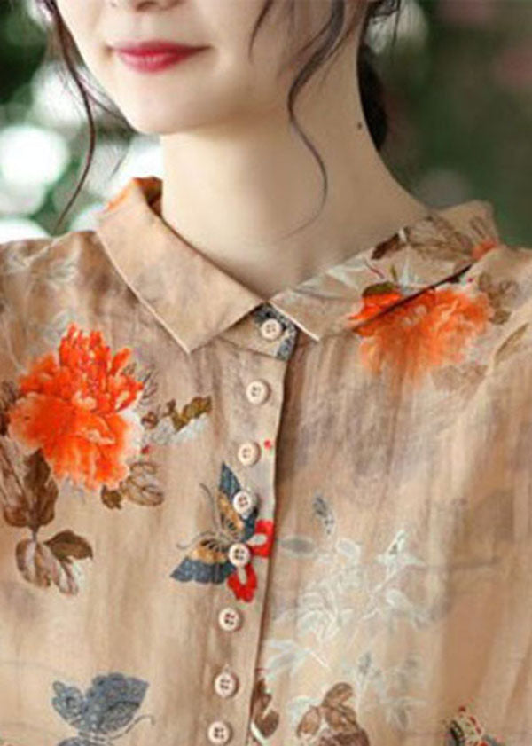 CLARA | COLLAR BLOUSE PRINTED