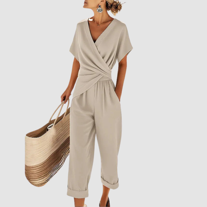 HANNAH | WRAP DETAIL JUMPSUIT