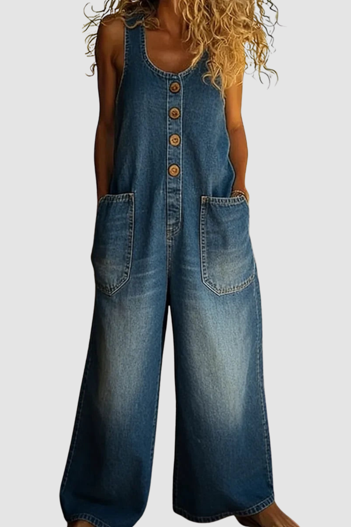 MIA | DENIM OVERALL JUMPSUIT