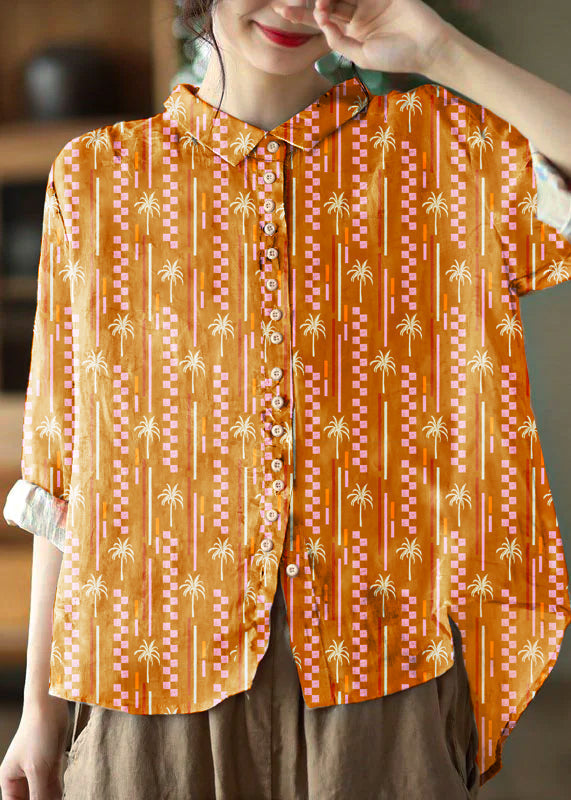 CLARA | COLLAR BLOUSE PRINTED