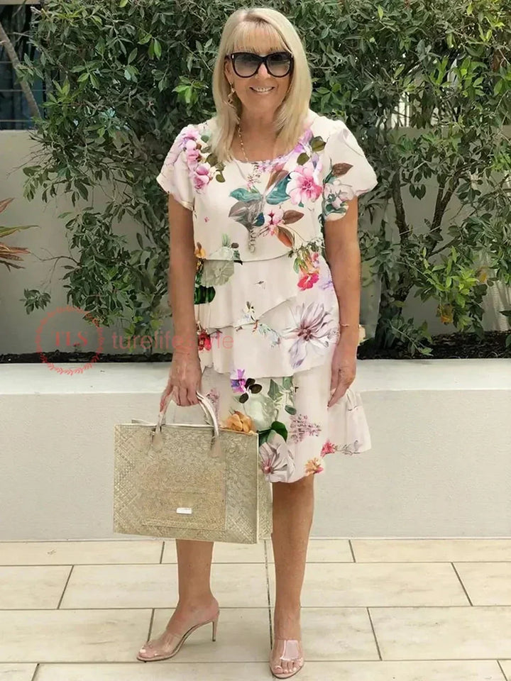 SARAH | FLORAL TIERED DRESS