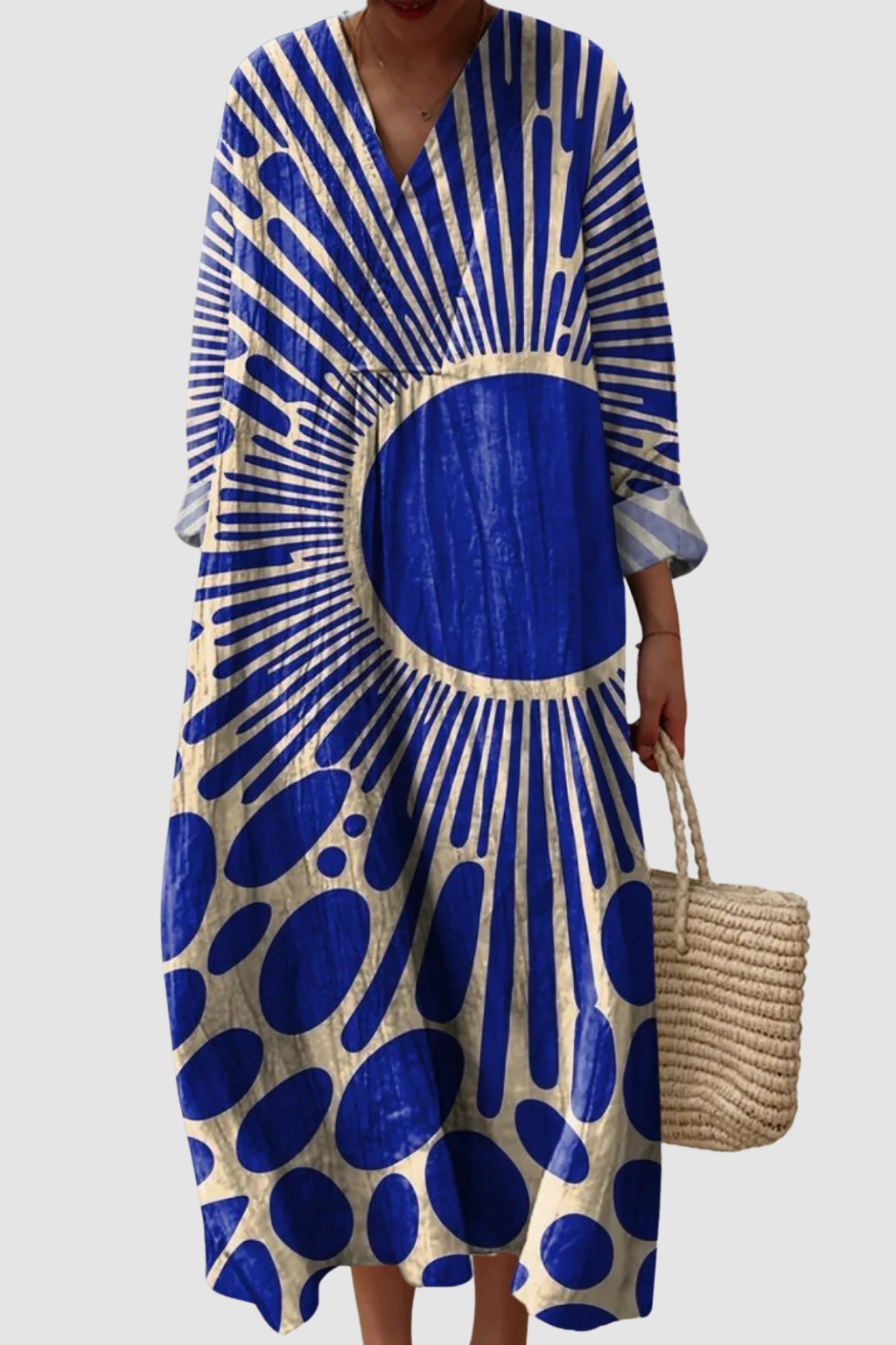 GIA | MODERN GEOMETRIC ART PRINTED WOMEN’S DRESS