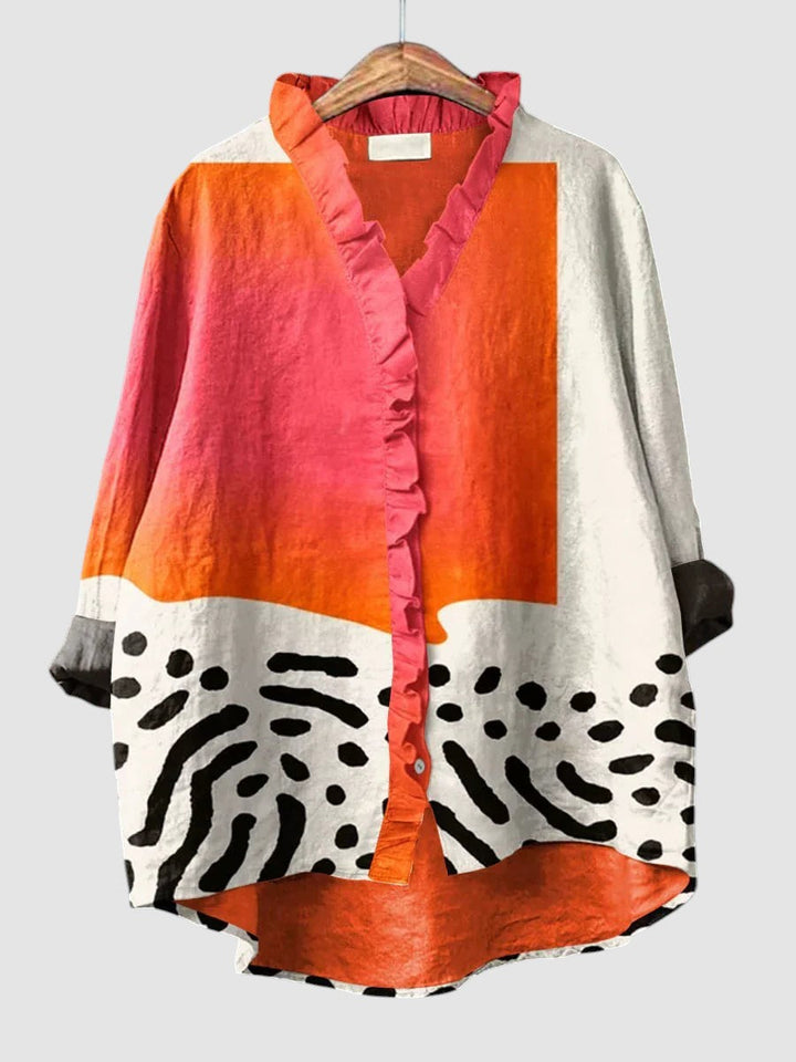 MELINDA | PRINTED SUMMER BLOUSE