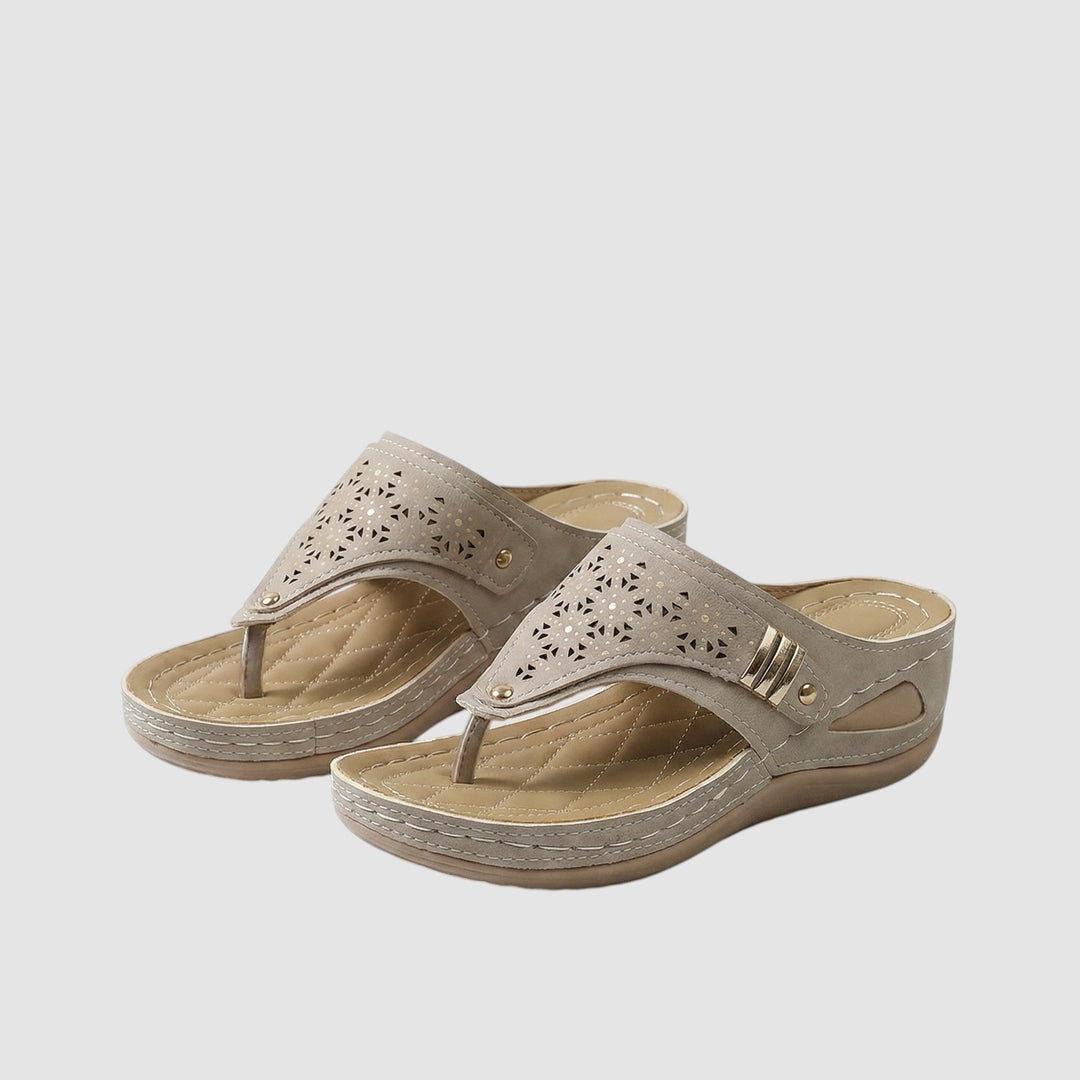 ELINOR | ORTHOPAEDIC WEDGE TOE SANDALS