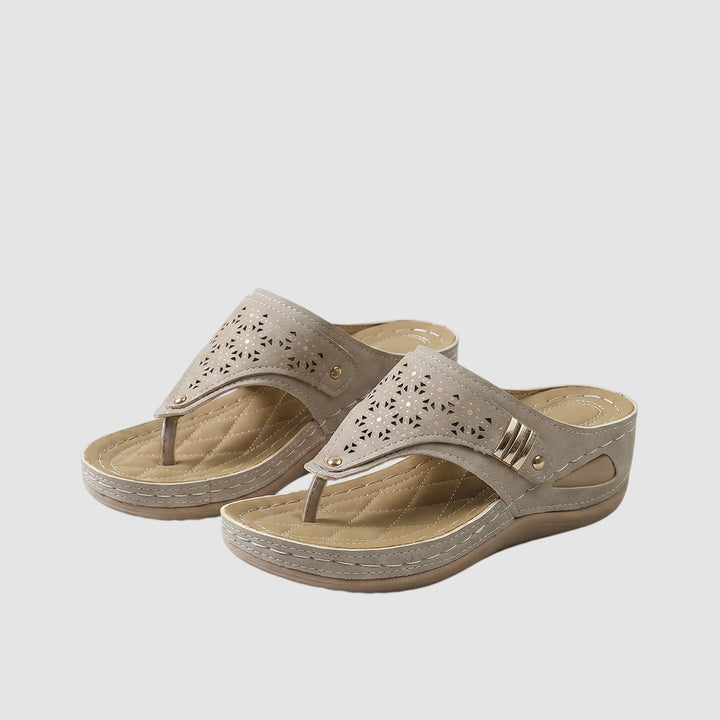 ELINOR | ORTHOPAEDIC WEDGE TOE SANDALS