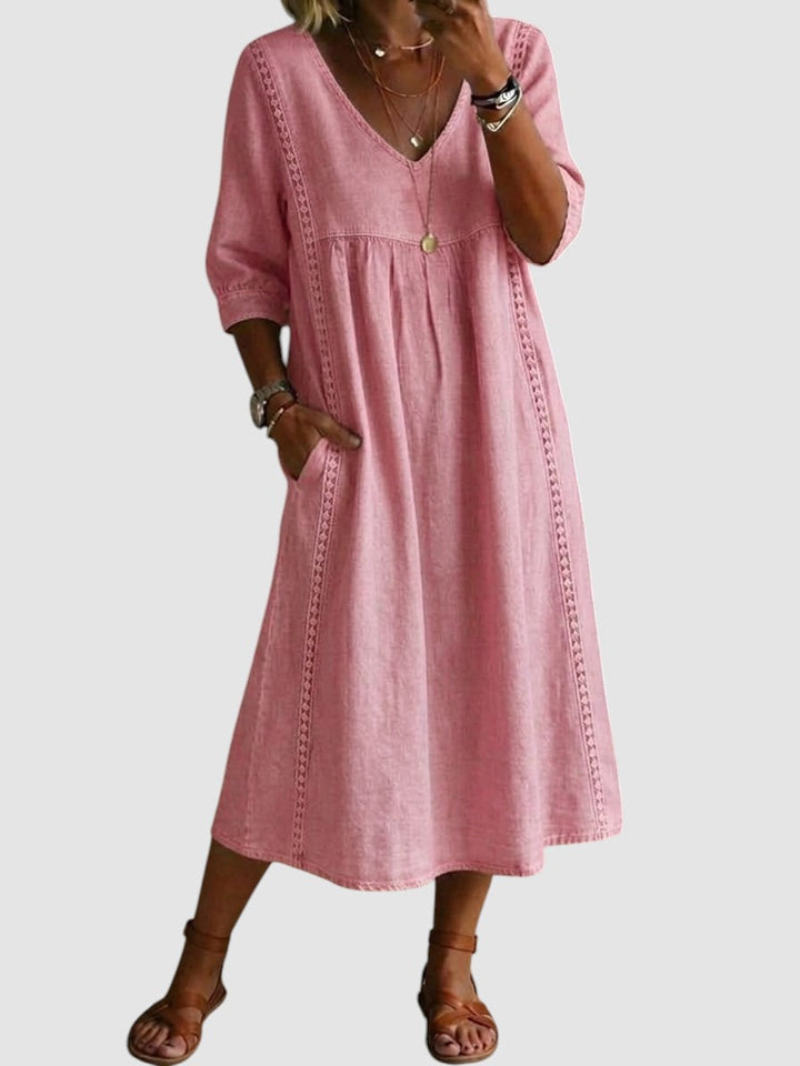 HELENA | PATCHWORK LACE DRESS