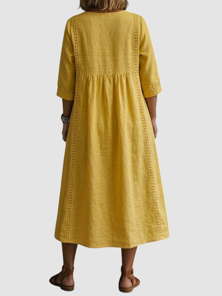 HELENA | PATCHWORK LACE DRESS