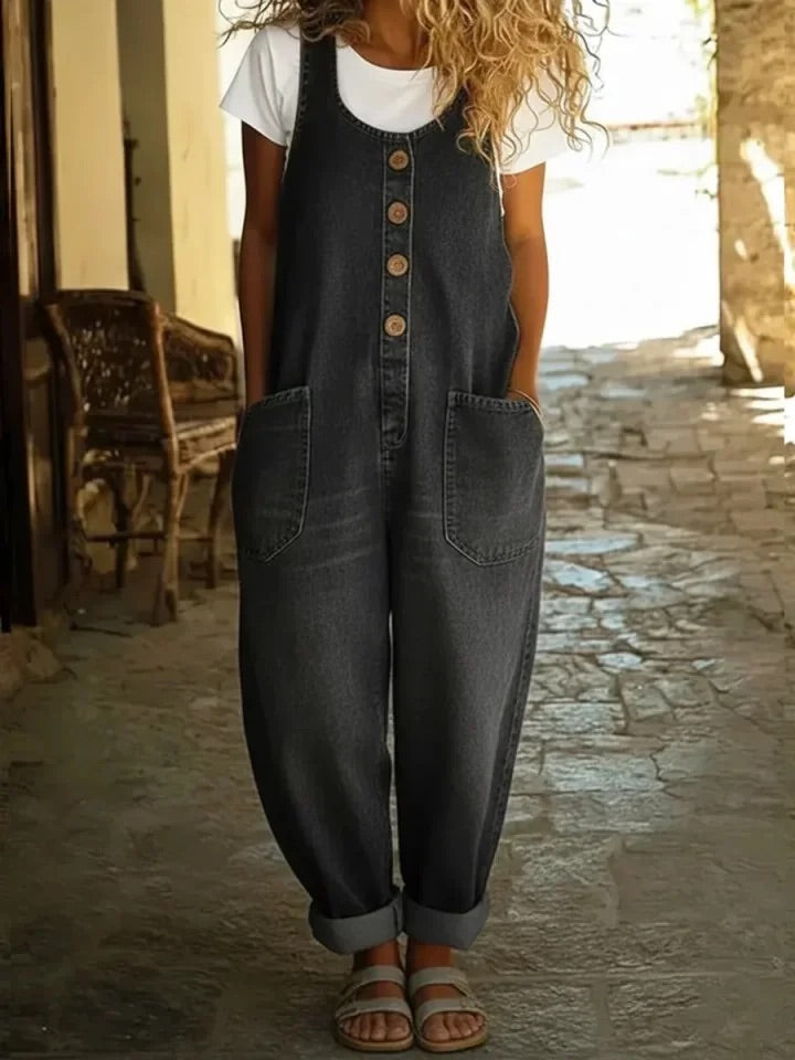 MIA | DENIM OVERALL JUMPSUIT