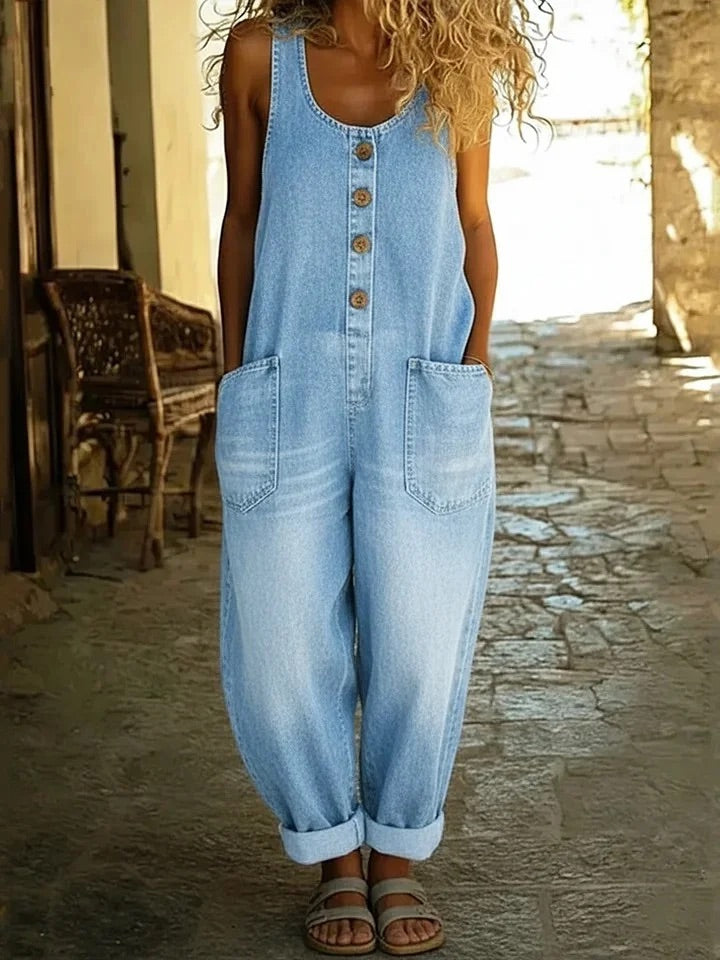 MIA | DENIM OVERALL JUMPSUIT